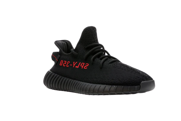 YZY Boost 350 V2 Black Red - Image 3