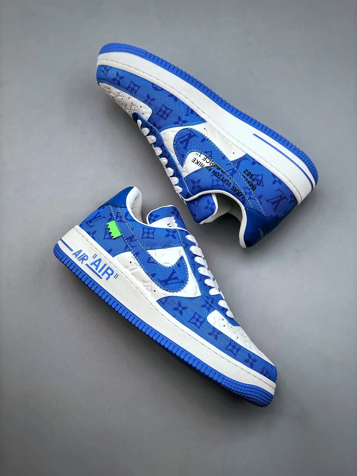 AF1 x OW by Virgil - Blue Customs - Image 10