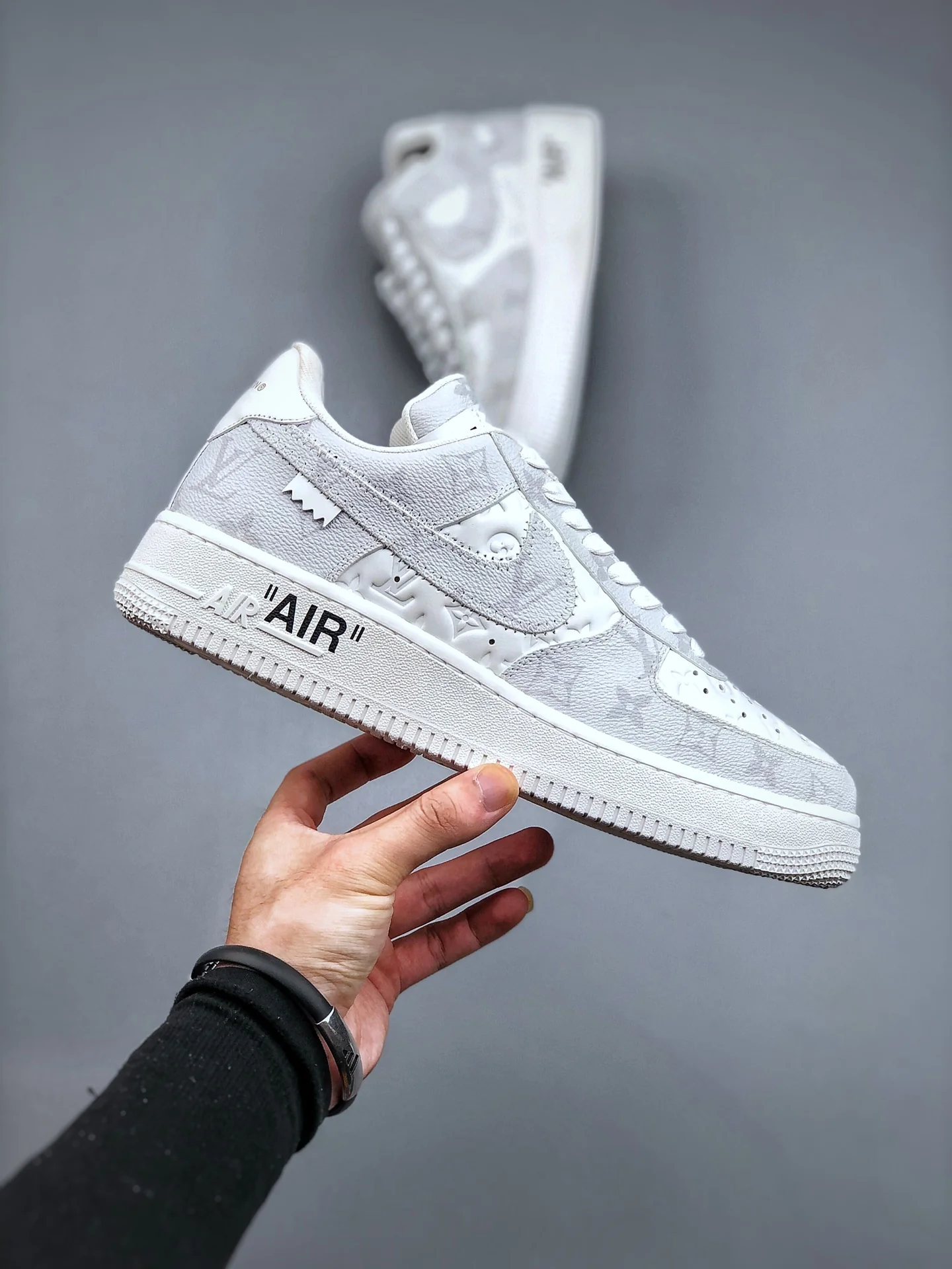 AF1 x OW by Virgil - Grey Customs - Image 5