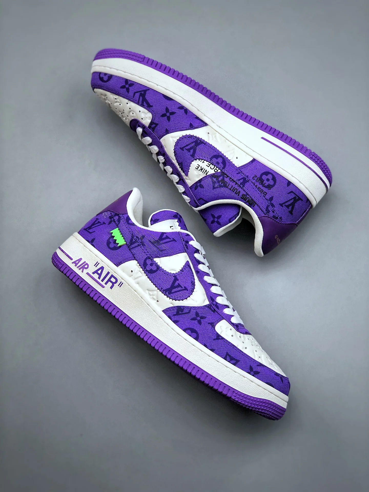 AF1 x OW by Virgil - Purple Customs - Image 10