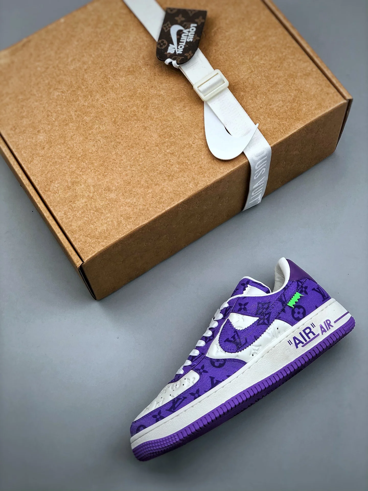 AF1 x OW by Virgil - Purple Customs - Image 4