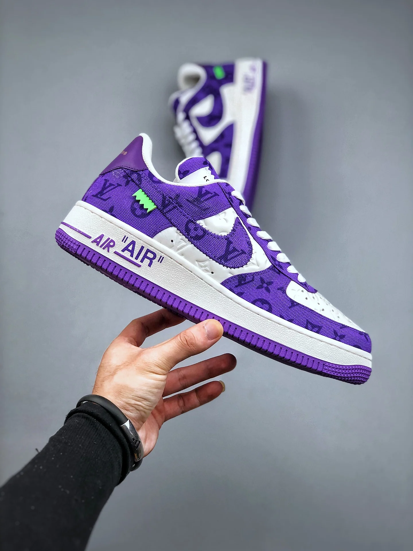 AF1 x OW by Virgil - Purple Customs - Image 5