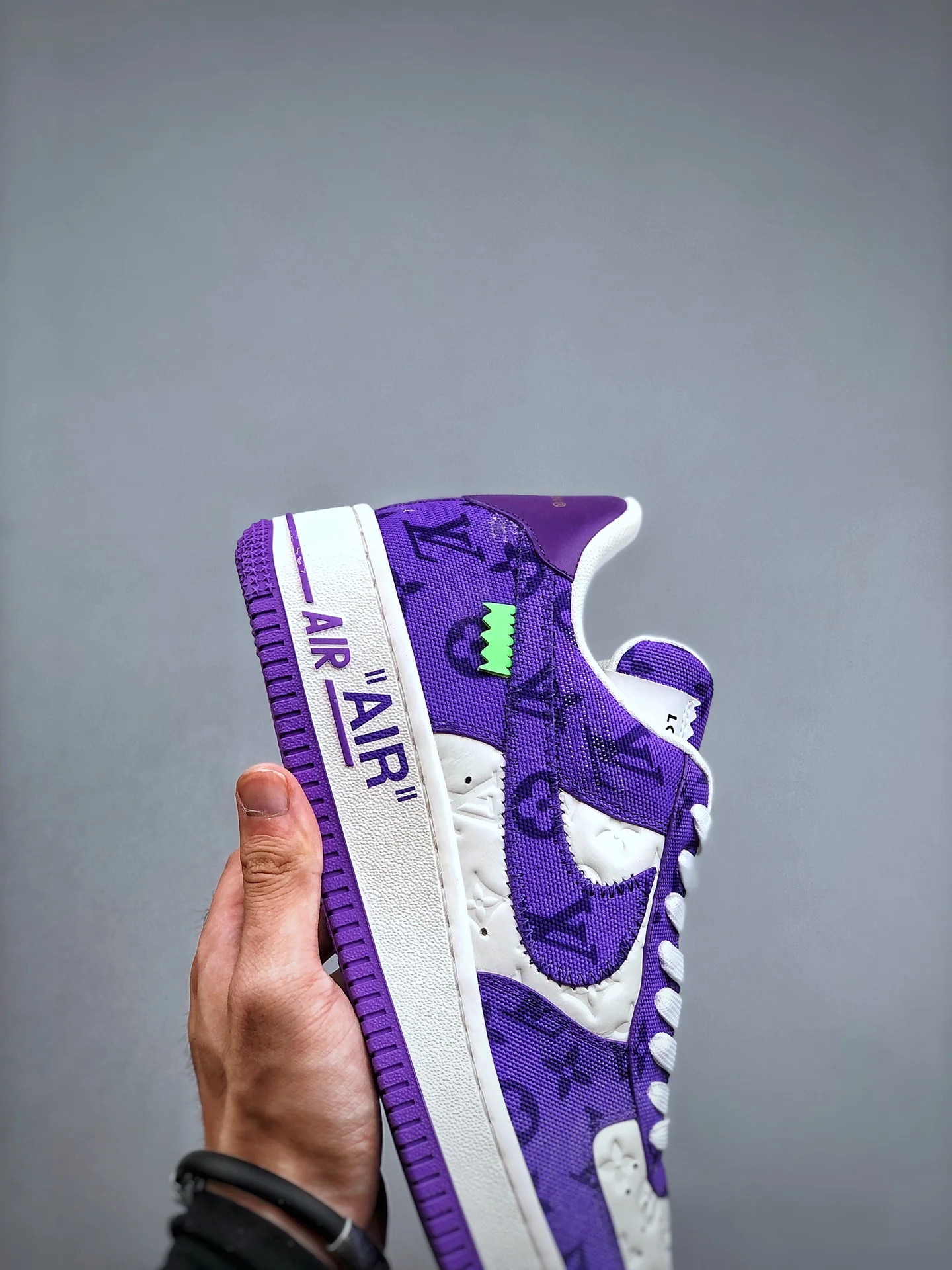 AF1 x OW by Virgil - Purple Customs - Image 7