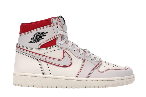 AJ1 High Phantom Gym Red