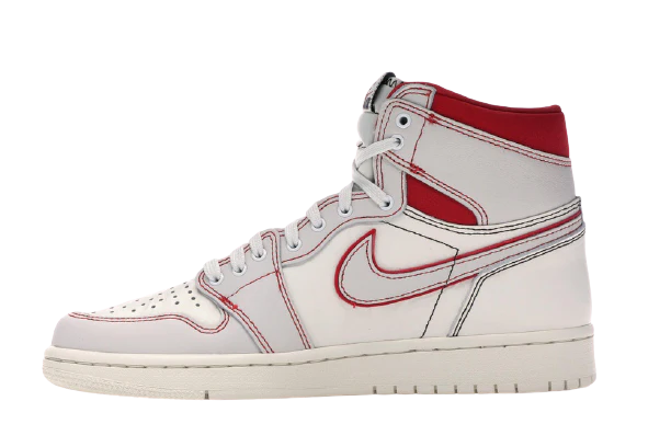 AJ1 High Phantom Gym Red - Image 2