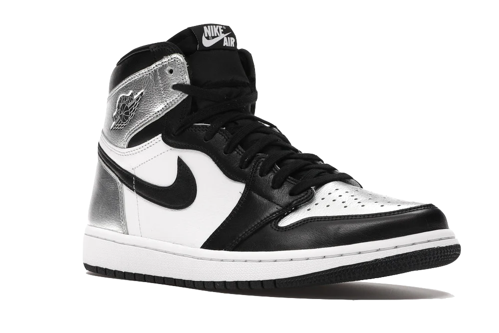 AJ 1 Retro High Silver Toe - Image 2