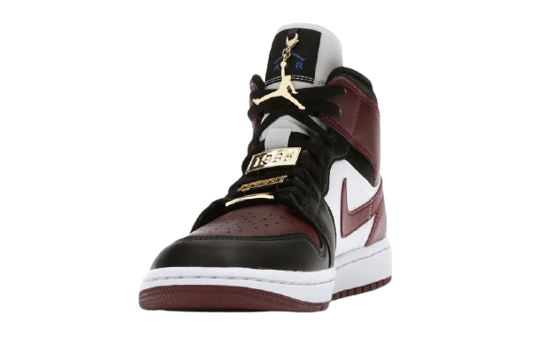 AJ1 Mid Black Dark Beetroot - Image 4