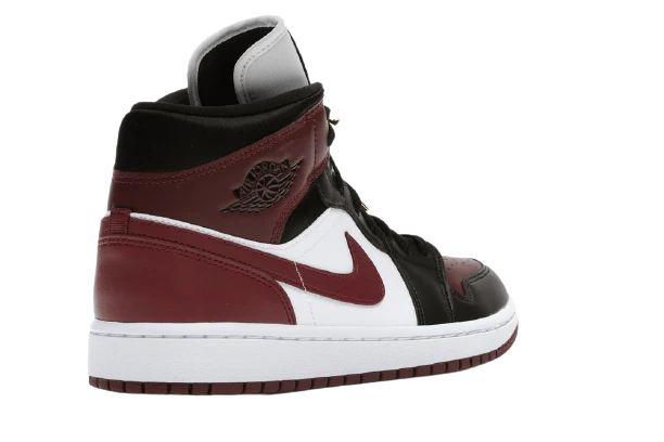 AJ1 Mid Black Dark Beetroot - Image 5