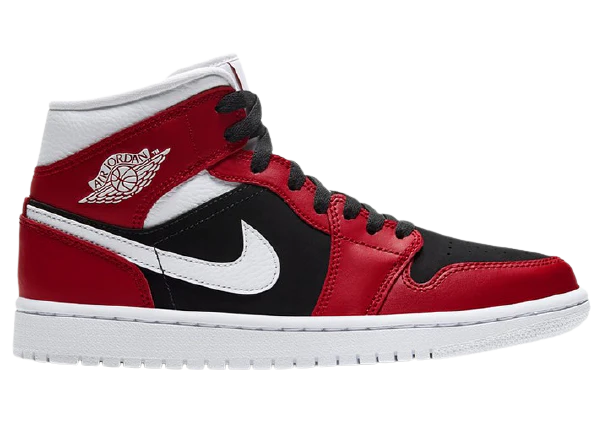 AJ1 Mid Gym Red Black