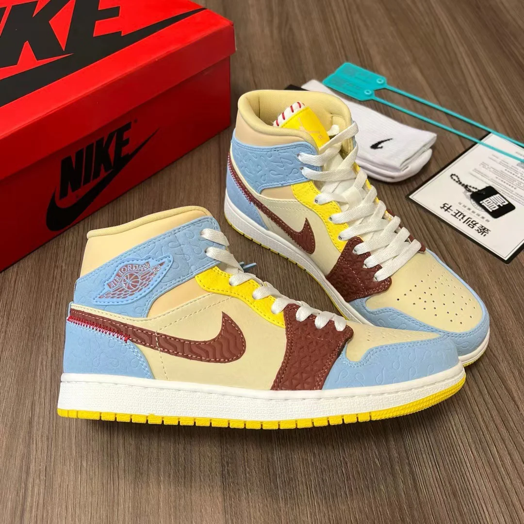 AJ1 Retro Mid SE x Maison Chateau Rouge 'Fearless' - Image 2