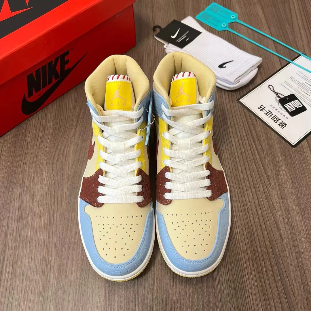 AJ1 Retro Mid SE x Maison Chateau Rouge 'Fearless' - Image 4