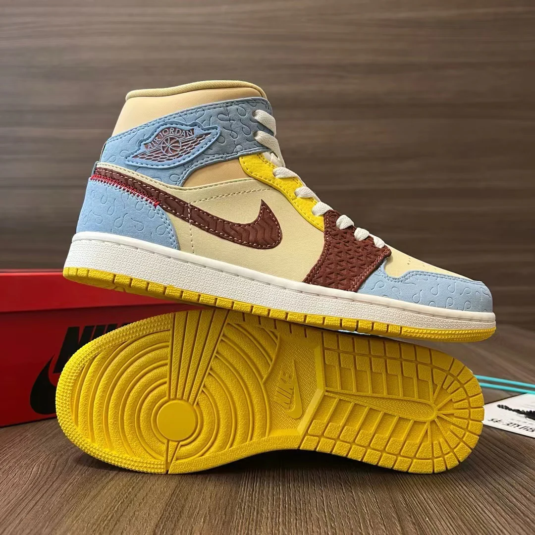AJ1 Retro Mid SE x Maison Chateau Rouge 'Fearless' - Image 5