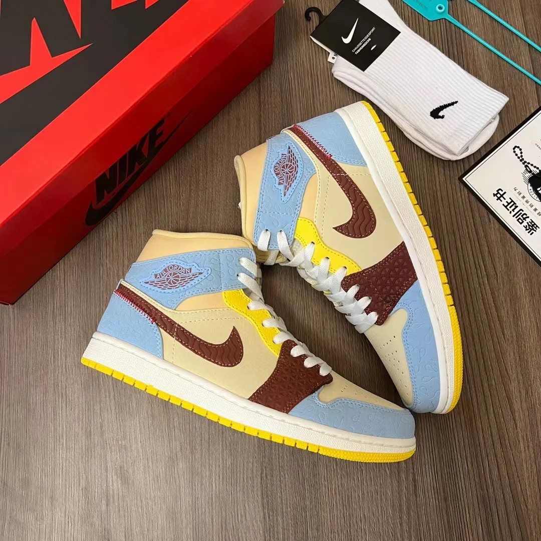 AJ1 Retro Mid SE x Maison Chateau Rouge 'Fearless' - Image 7
