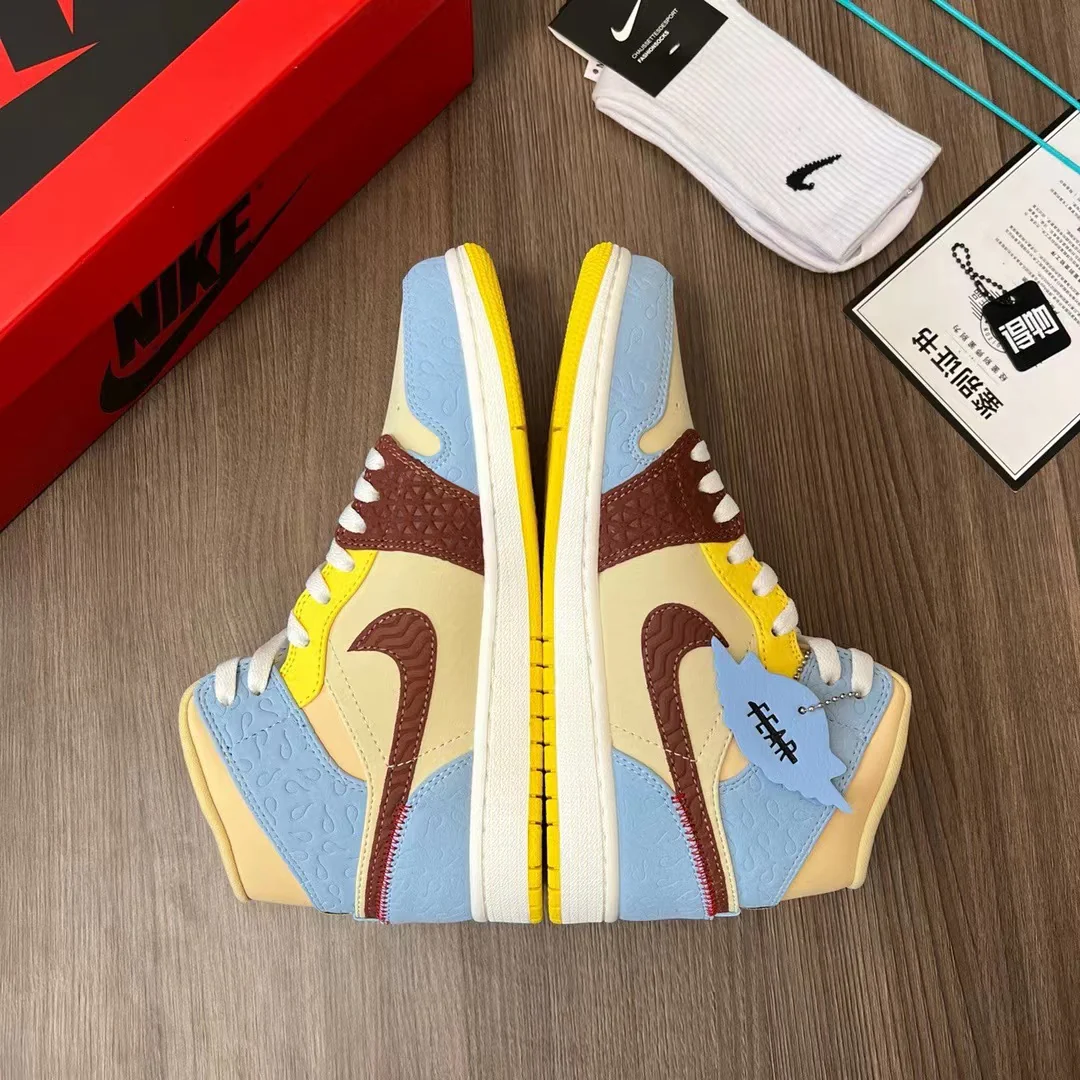AJ1 Retro Mid SE x Maison Chateau Rouge 'Fearless' - Image 8