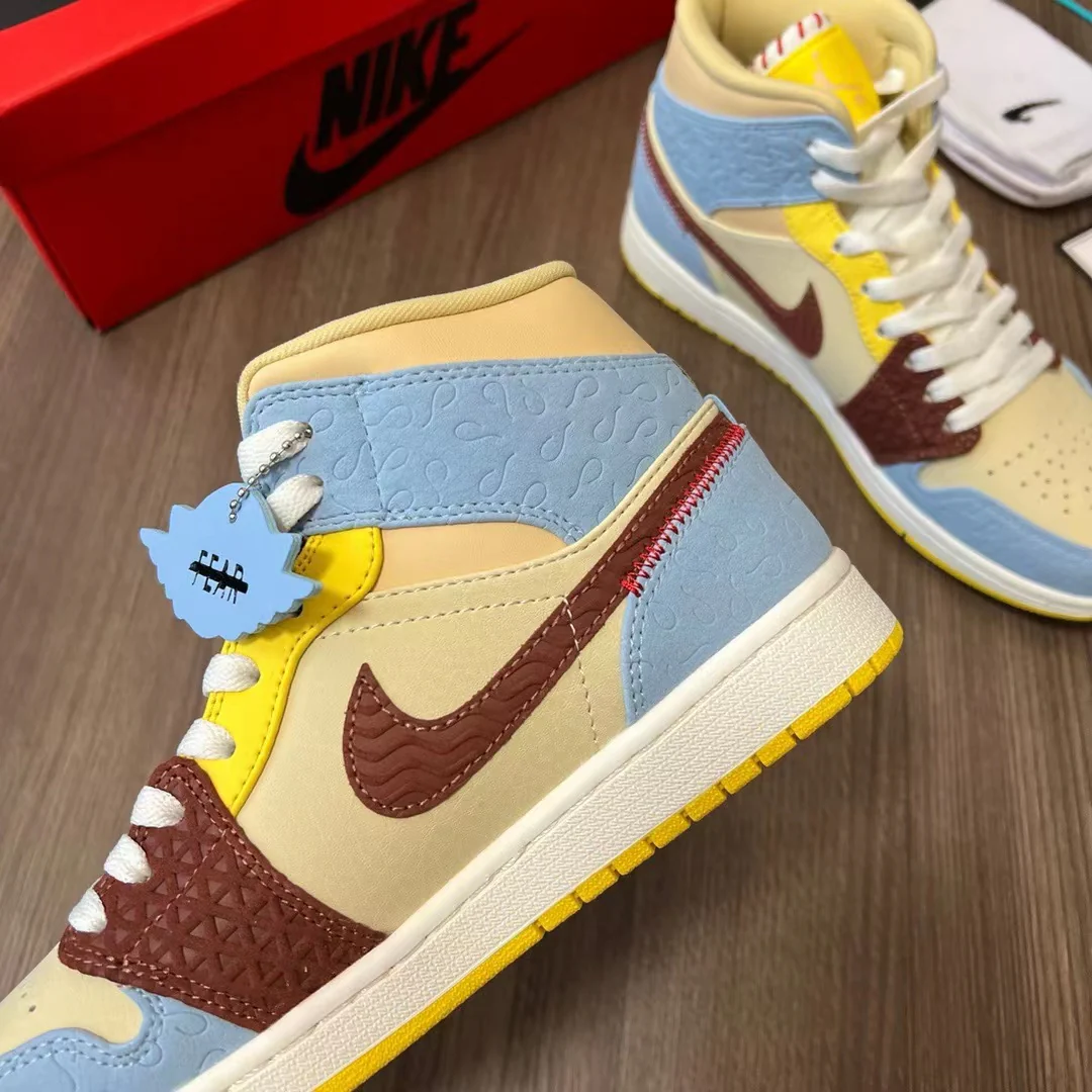 AJ1 Retro Mid SE x Maison Chateau Rouge 'Fearless' - Image 9