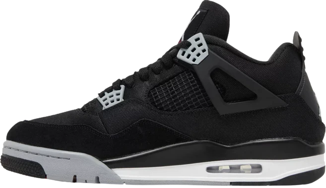AJ4 Retro Black Canvas - Image 2