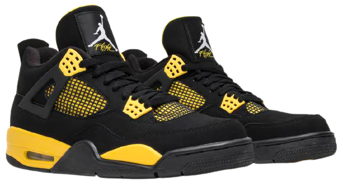 AJ4 Retro Black Thunder - Image 5
