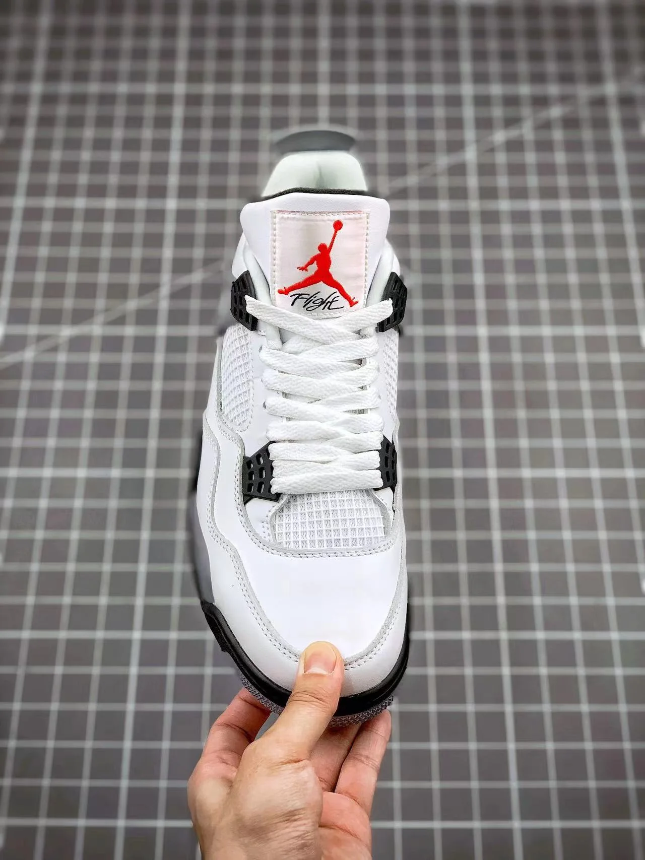 AJ4 Retro White Cement - Image 3