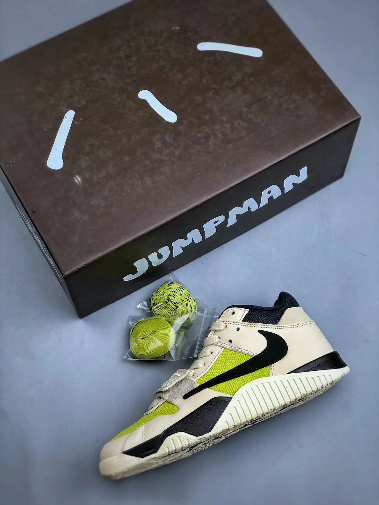 Jumpman Jack Travis Scott Cut The Check Bright Cactus - Image 4