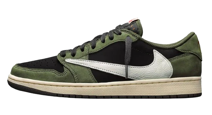AJ1 Low Travis Scott Black Olive