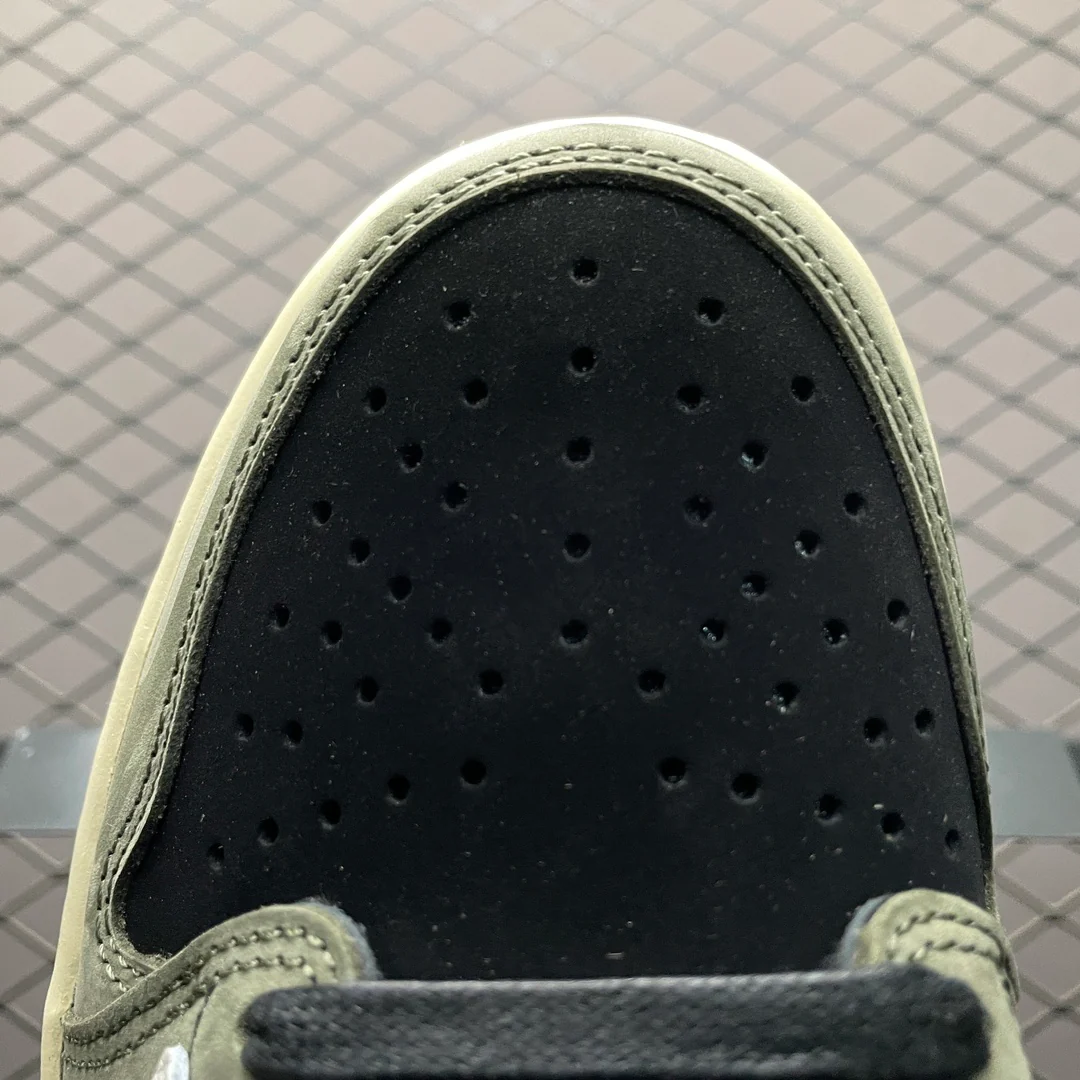 AJ1 Low Travis Scott Black Olive - Image 8