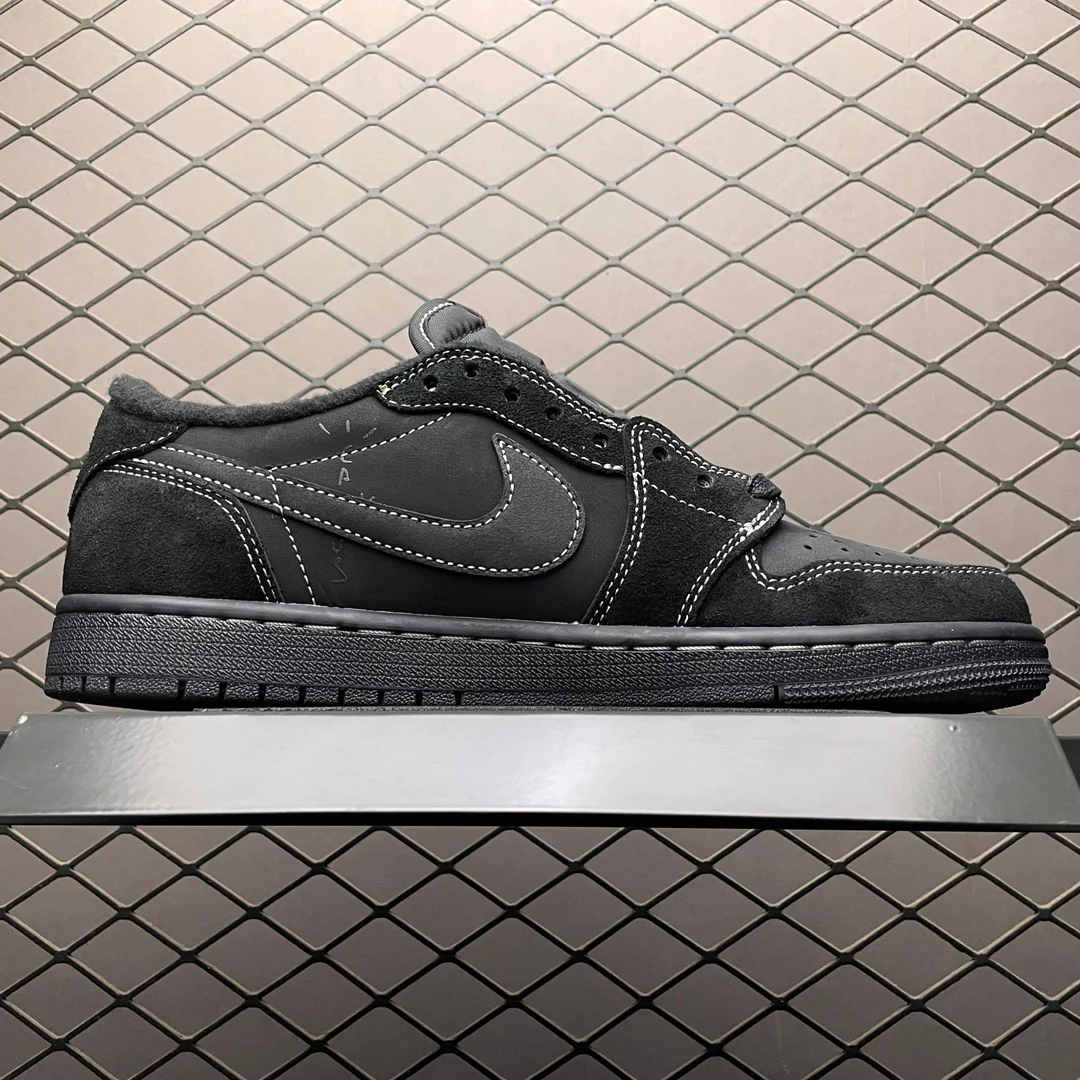 AJ1 Low Travis Scott Black Phantom - Image 4