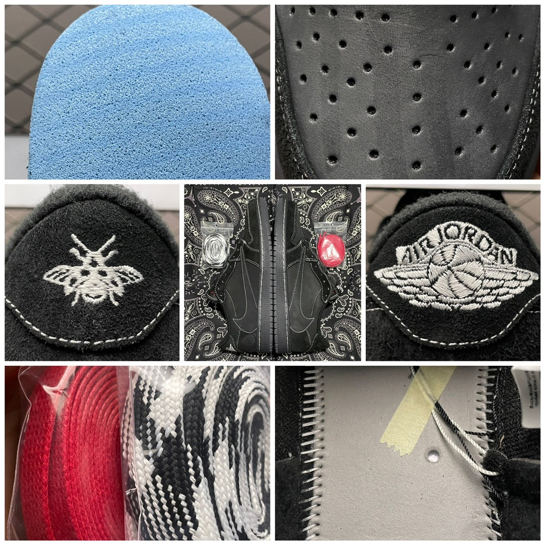AJ1 Low Travis Scott Black Phantom - Image 9