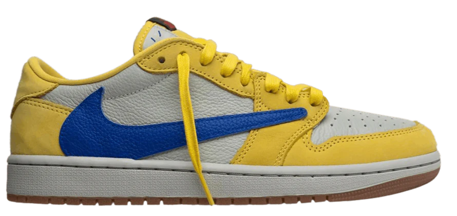 AJ1 Low Travis Scott Canary Yellow