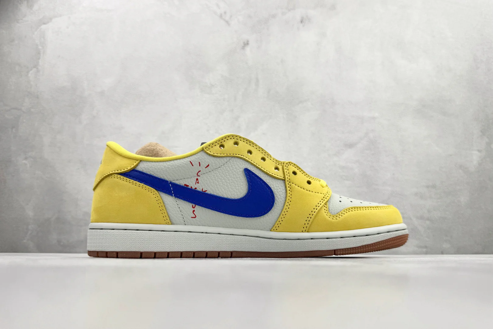 AJ1 Low Travis Scott Canary Yellow - Image 3