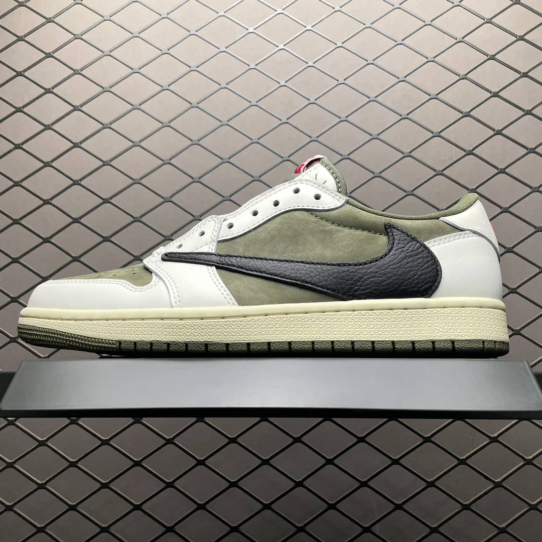 AJ1 Low Travis Scott Medium Olive - Image 2