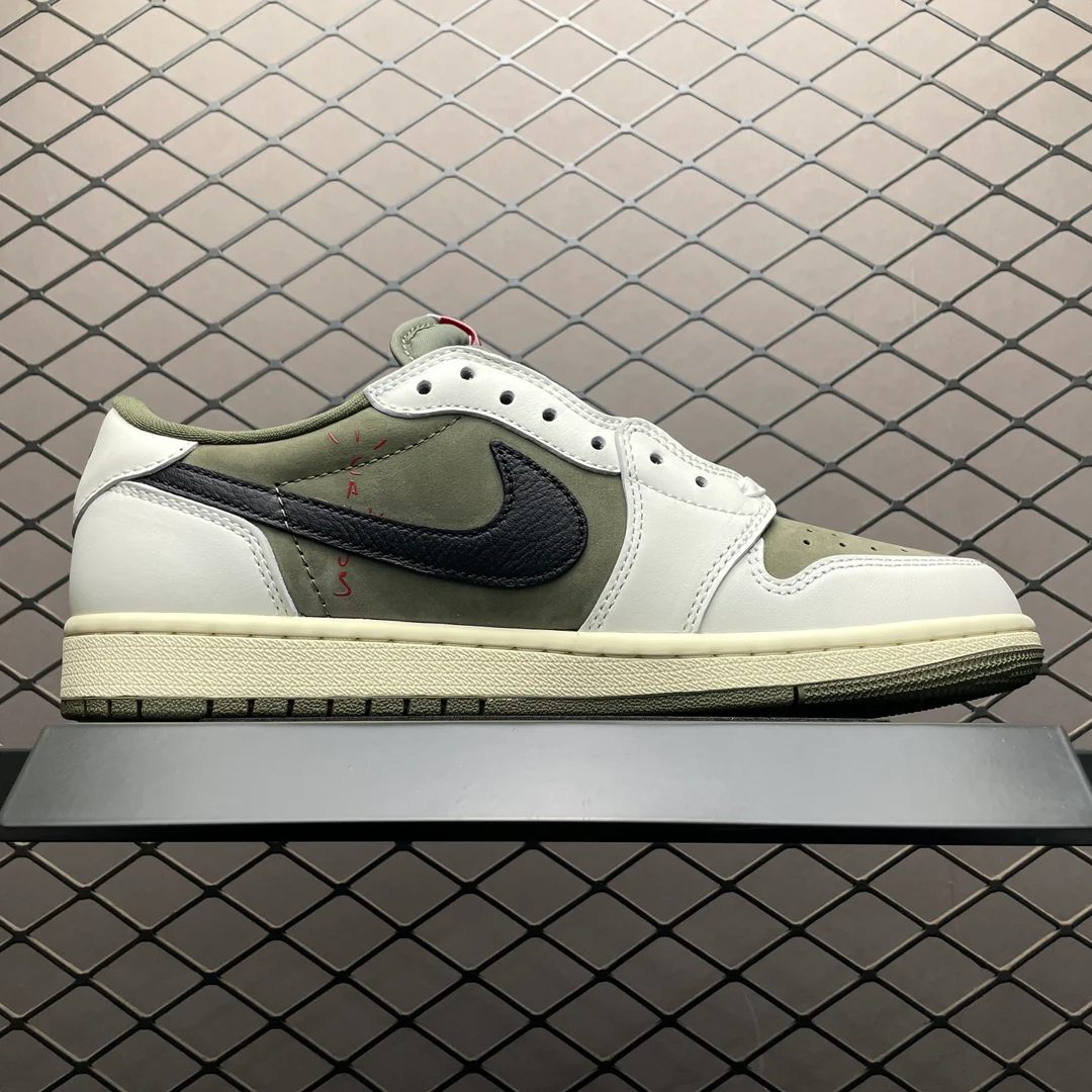 AJ1 Low Travis Scott Medium Olive - Image 3