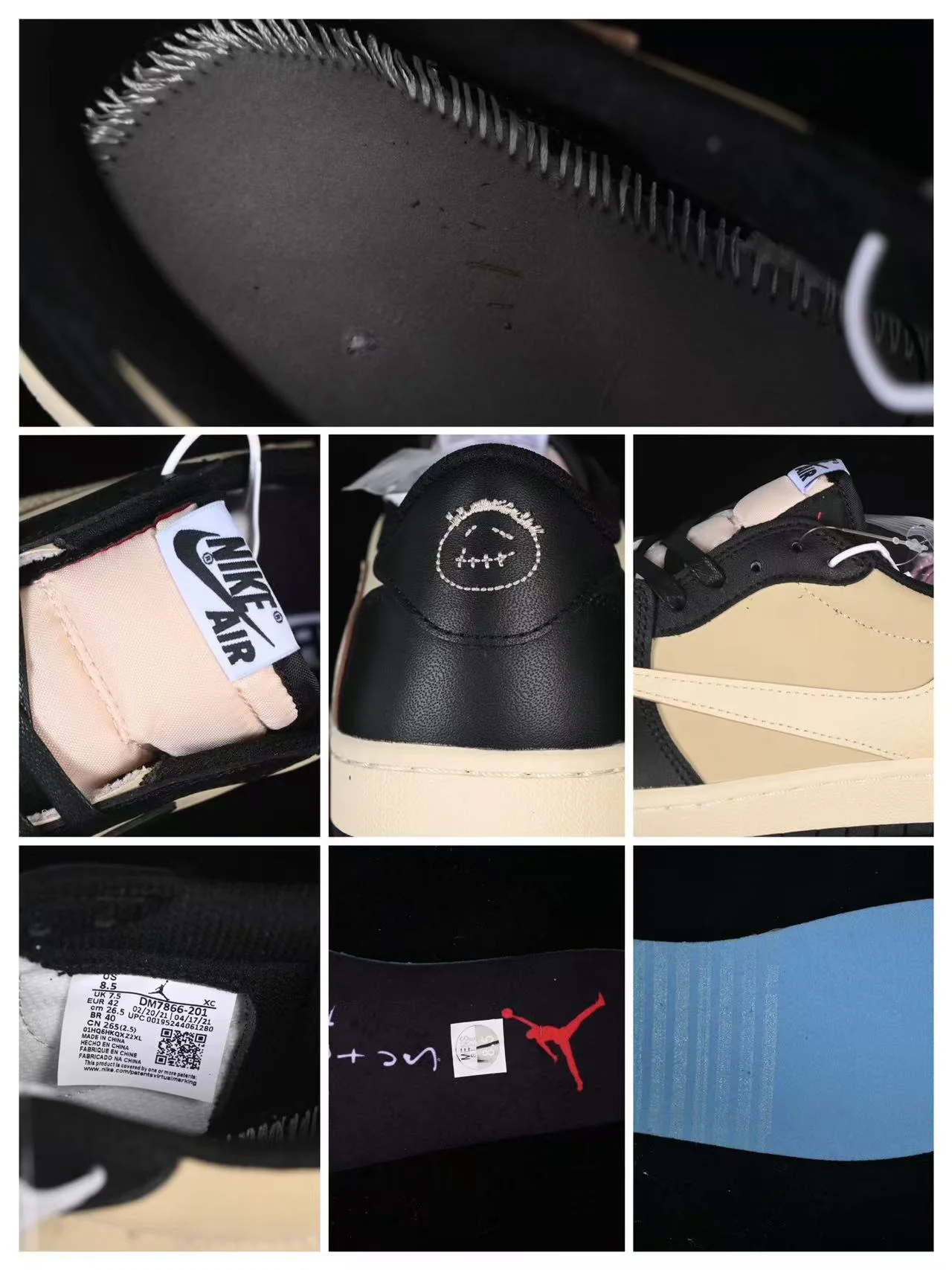 AJ1 Low Travis Scott Pale Vanilla - Image 10