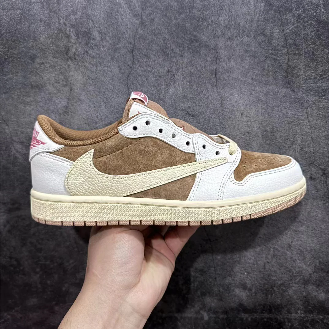 AJ1 Low Travis Scott Pink Mocha - Image 2