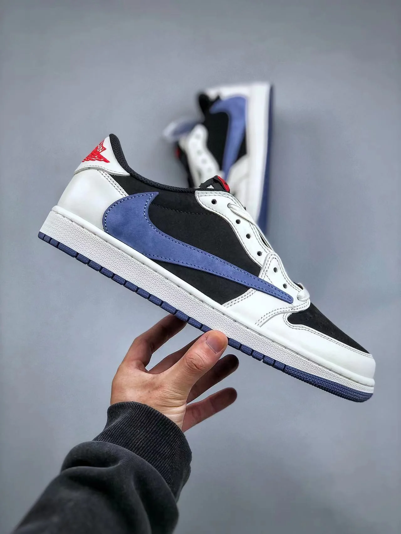 AJ1 Low Travis Scott Reverse Blue - Image 2