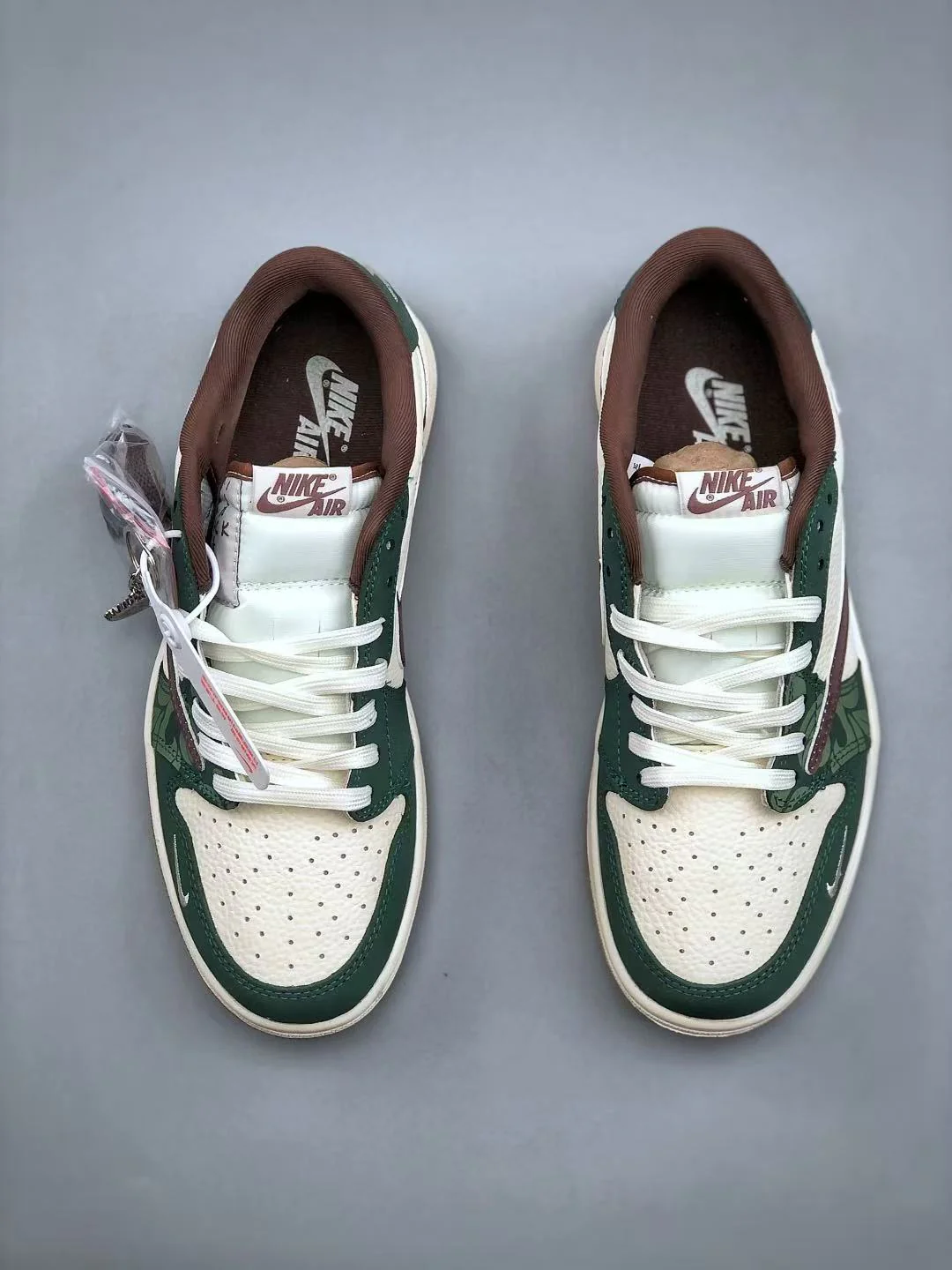 AJ1 Low Travis Scott x Chrome Hearts Customs - Image 2