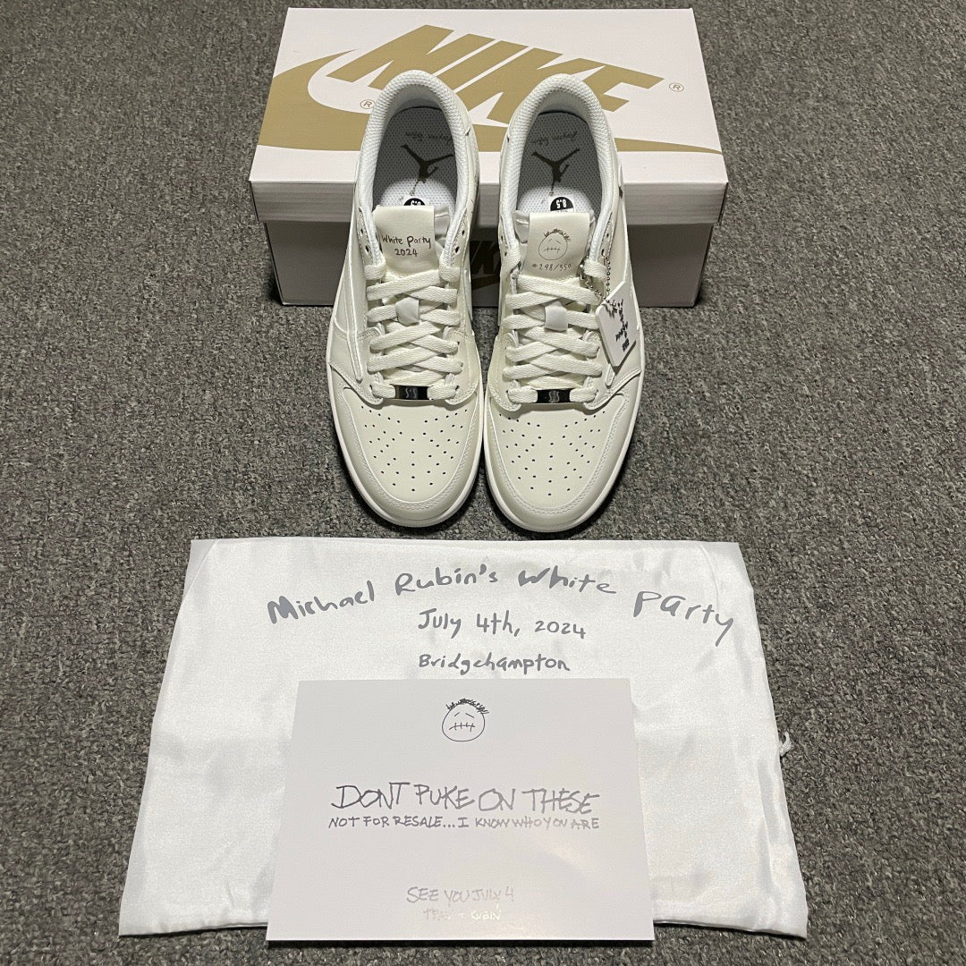 AJ1 Low Travis Scott x White Party - Image 9