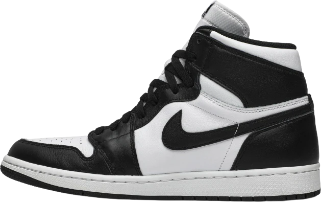 AJ1 Retro High Black White - Image 2