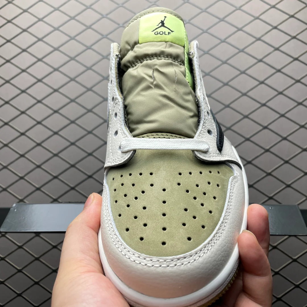 AJ1 Low Travis Scott Golf Neutral Olive - Image 10