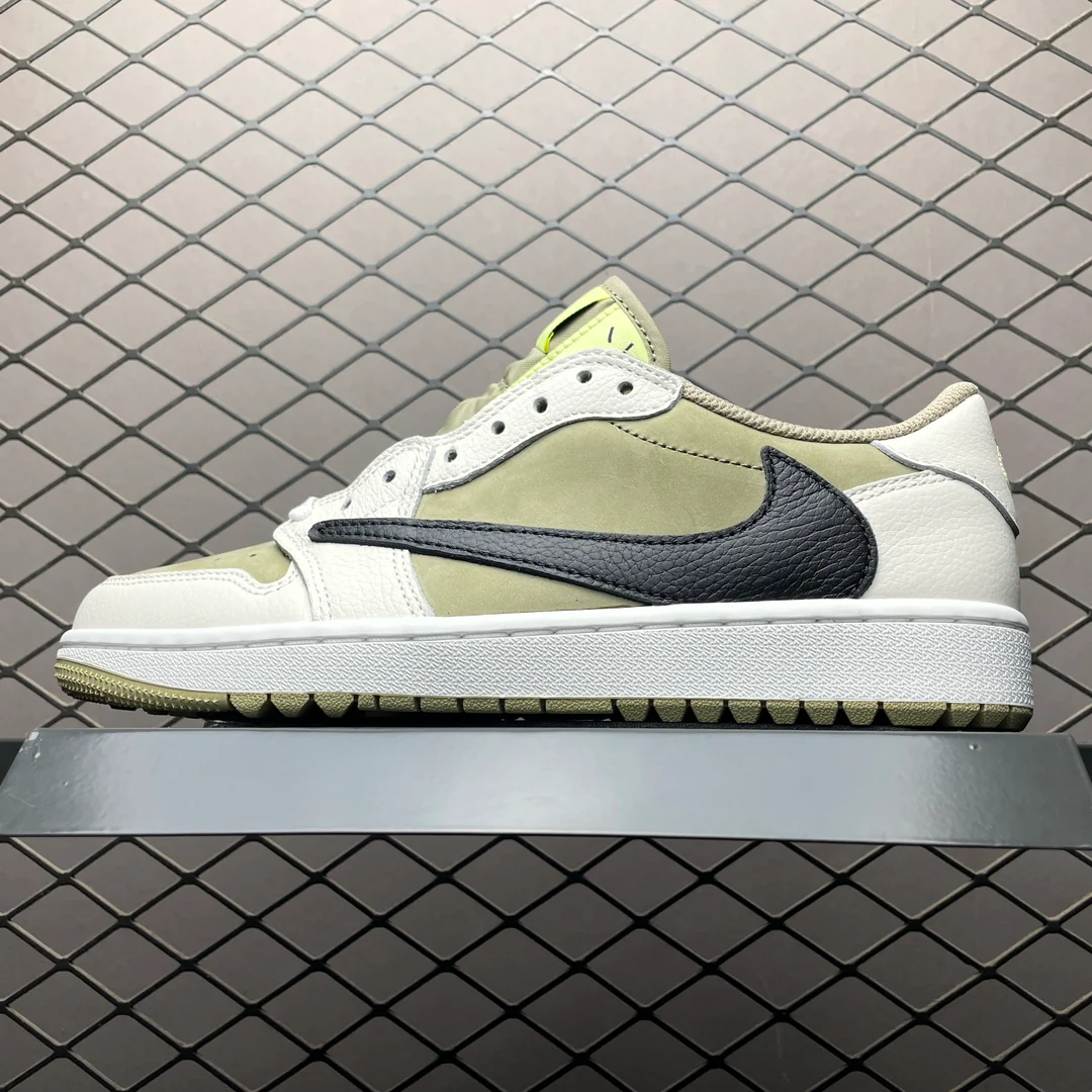 AJ1 Low Travis Scott Golf Neutral Olive - Image 2