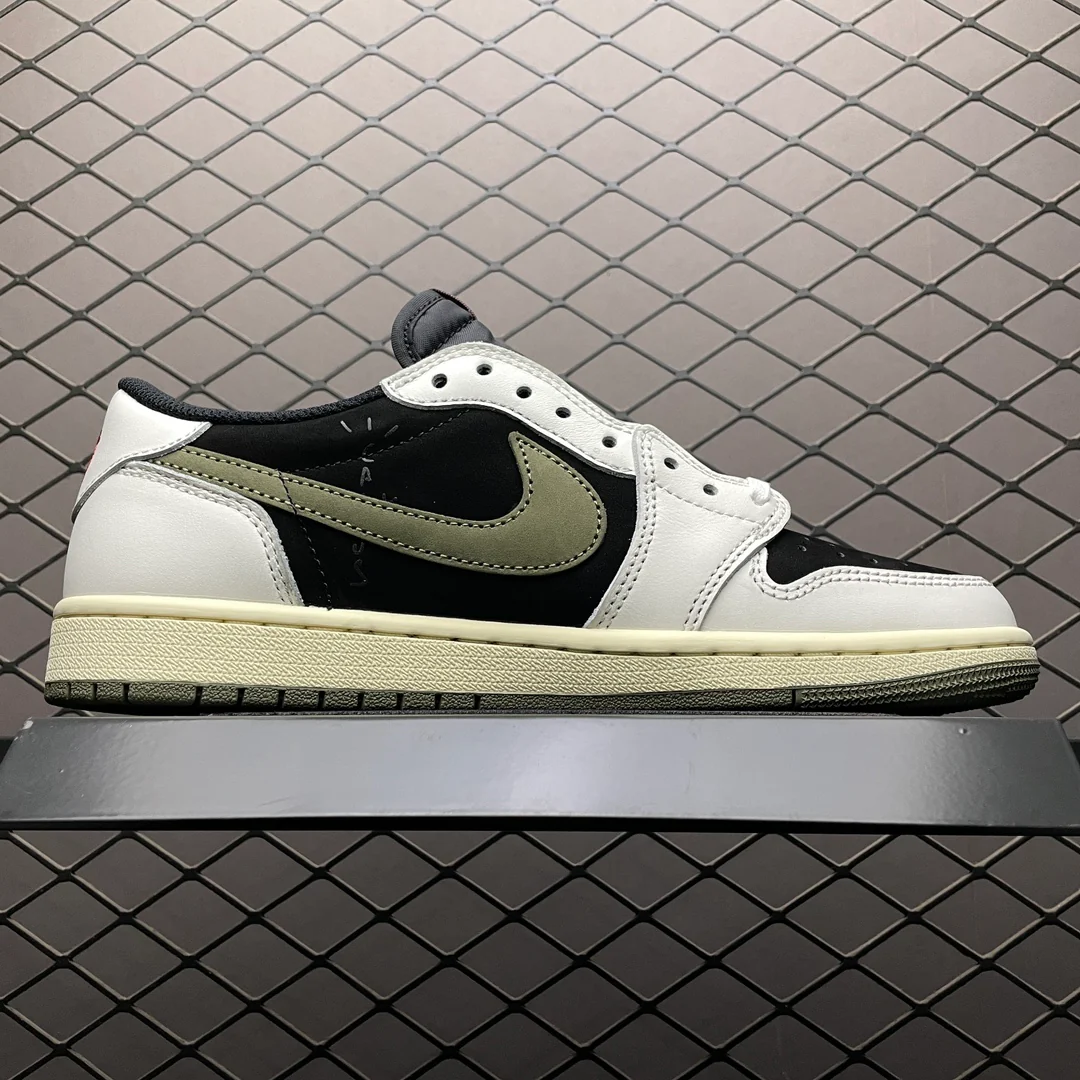 AJ1 Low Travis Scott Reverse Olive - Image 4