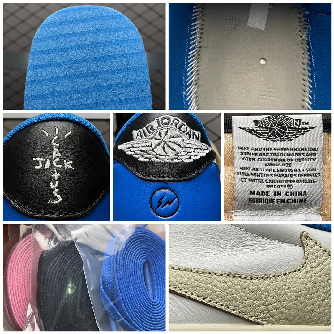AJ1 Low Travis Scott x Fragment - Image 9