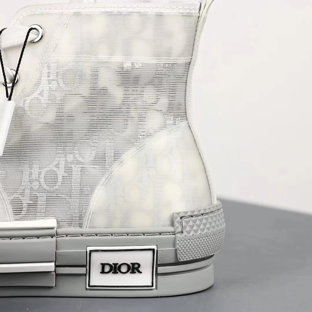 B23 High Top Logo Oblique Grey Monogram - Image 5
