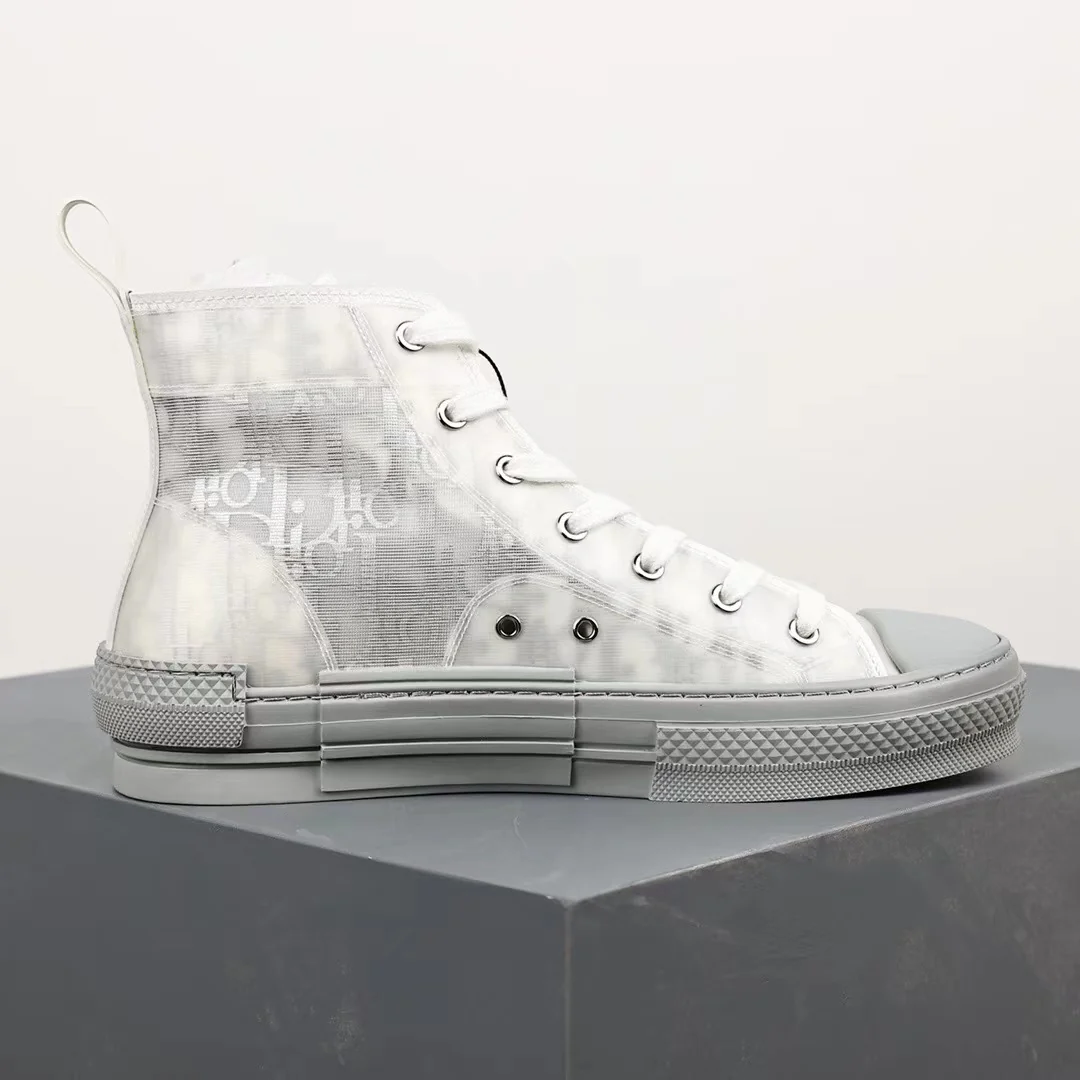 B23 High Top Logo Oblique Grey Monogram - Image 8