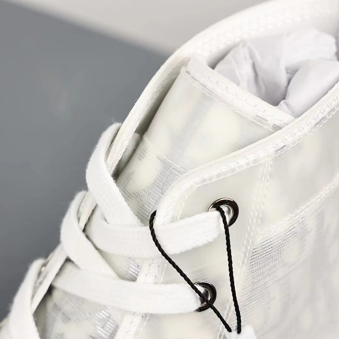 B23 High Top Logo Oblique Grey Monogram - Image 9
