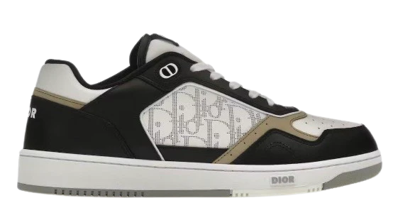 B27 Low-Top Black Gold Oblique