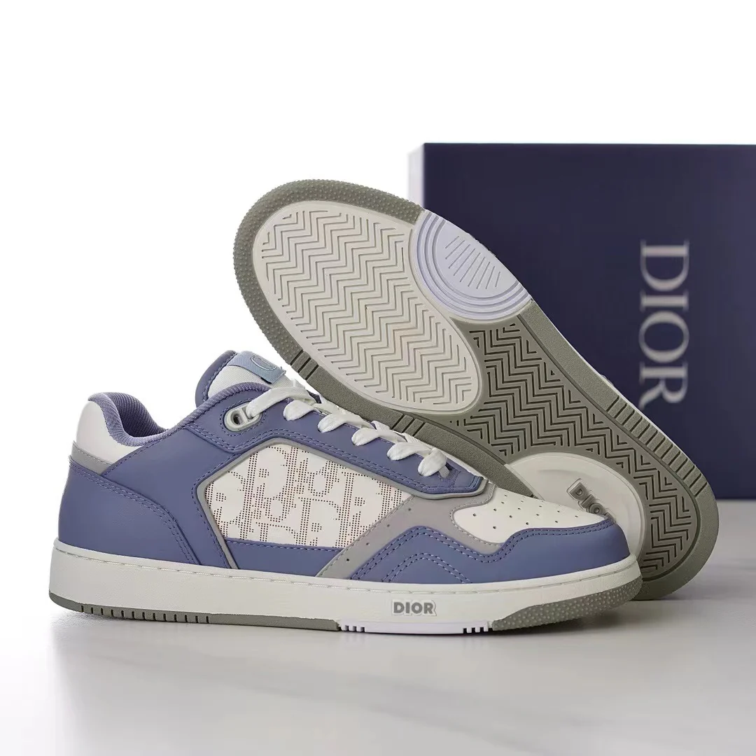 B27 Low-Top Blue and White - Image 3