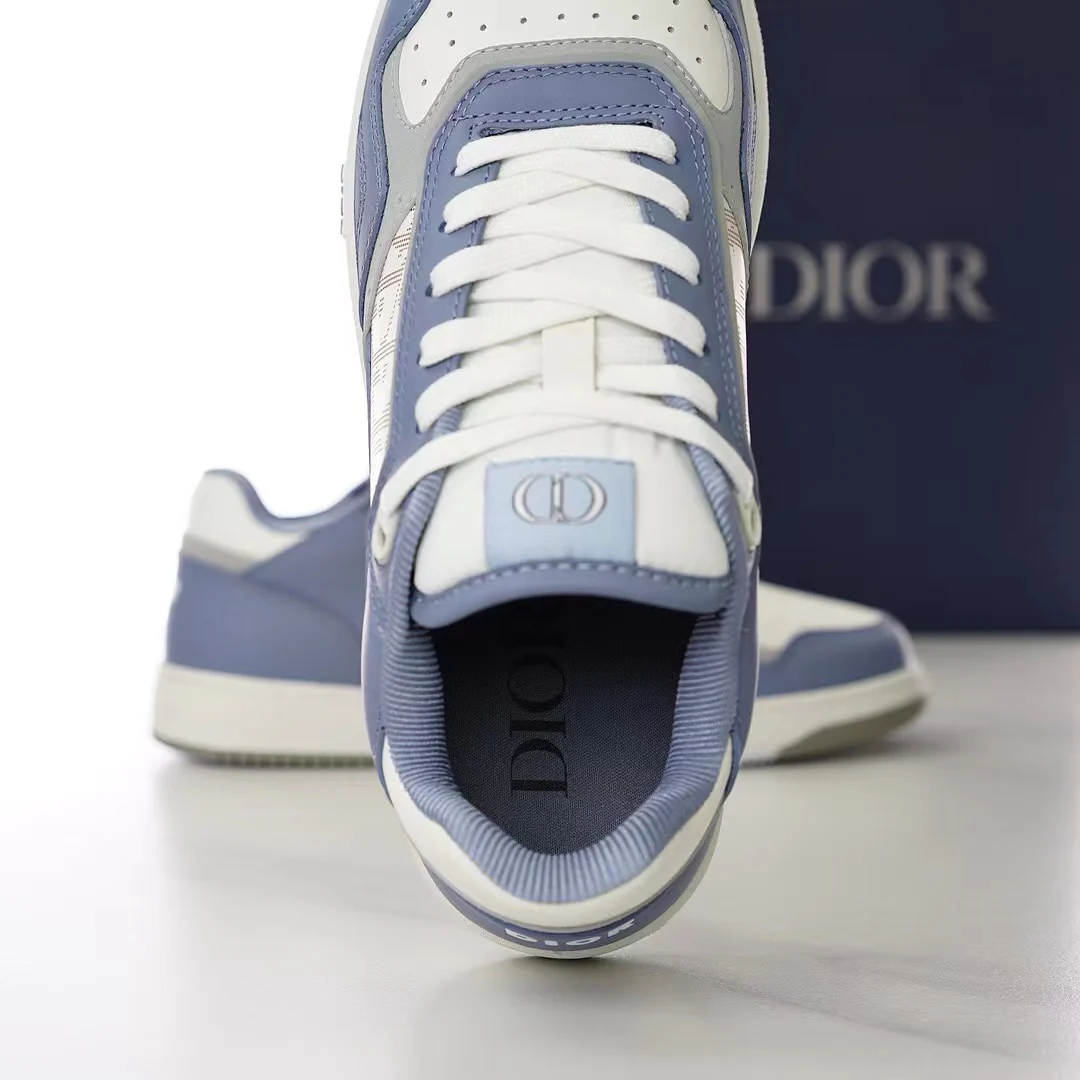 B27 Low-Top Blue and White - Image 9