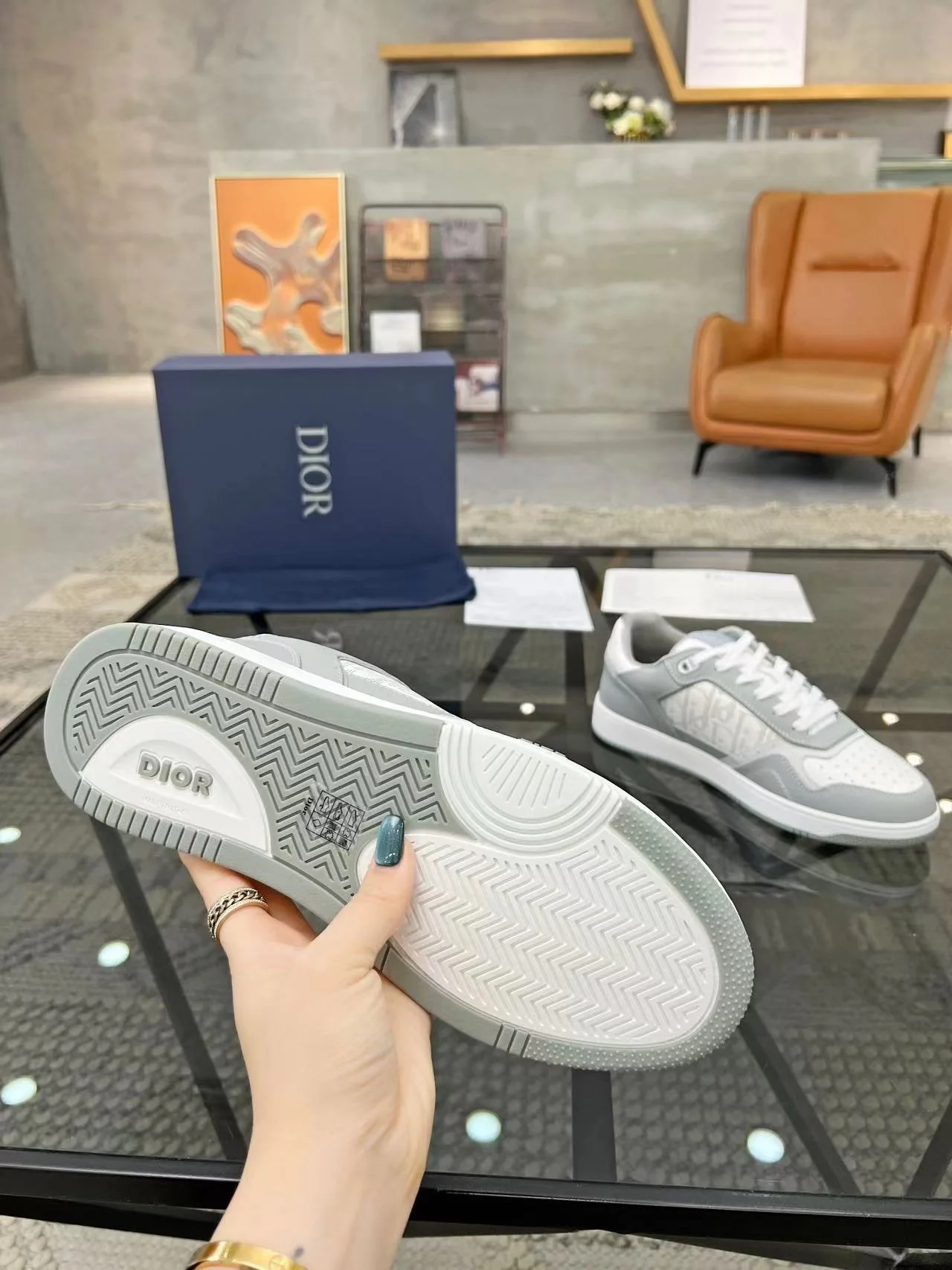 B27 Low-Top Grey White - Image 10