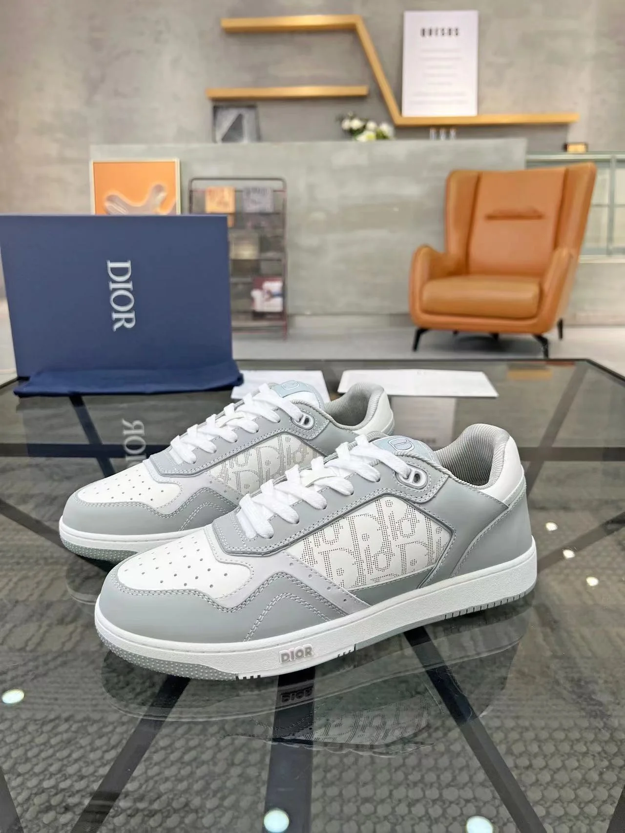 B27 Low-Top Grey White - Image 2