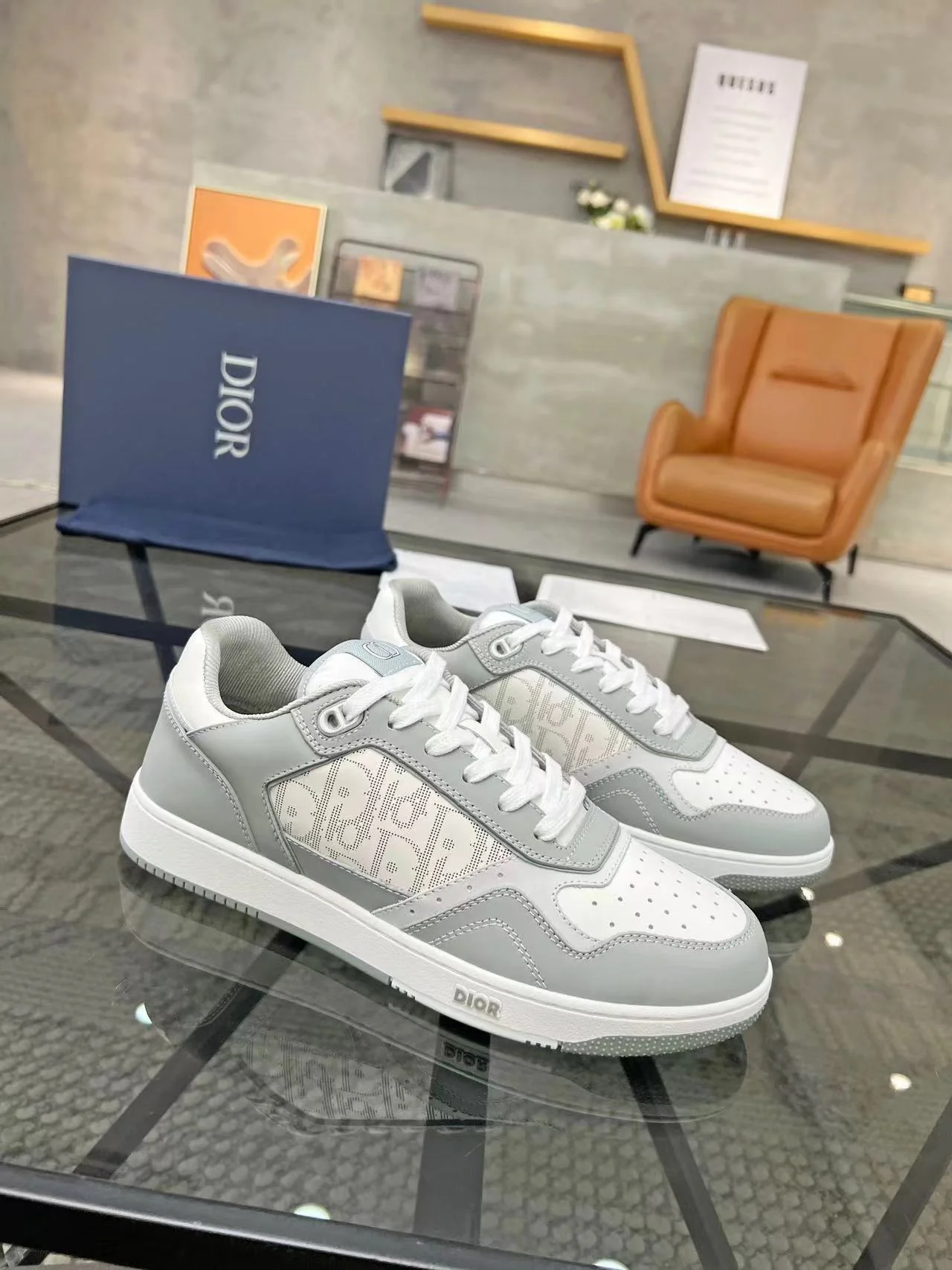 B27 Low-Top Grey White - Image 3